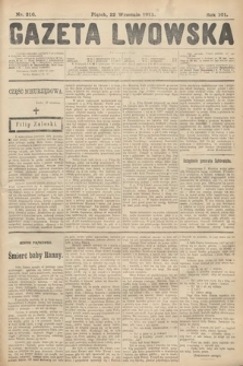 Gazeta Lwowska. 1911, nr 216