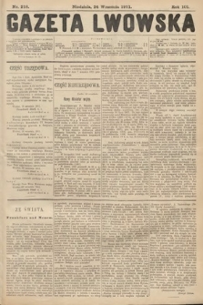 Gazeta Lwowska. 1911, nr 218