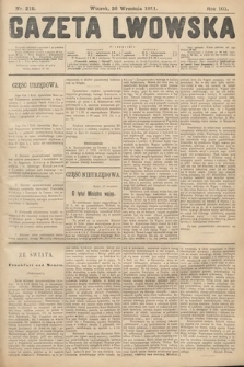 Gazeta Lwowska. 1911, nr 219