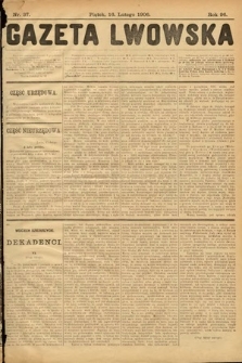 Gazeta Lwowska. 1906, nr 37
