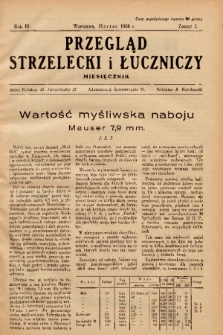 Przegląd Strzelecki i Łuczniczy. 1928, z. 3
