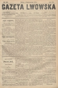 Gazeta Lwowska. 1911, nr 225