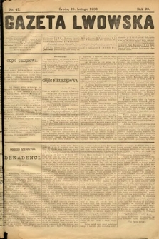 Gazeta Lwowska. 1906, nr 47