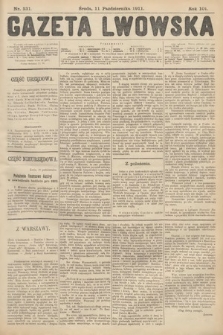 Gazeta Lwowska. 1911, nr 231