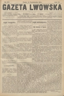 Gazeta Lwowska. 1911, nr 233