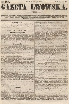 Gazeta Lwowska. 1854, nr 188