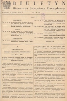 Biuletyn Ministerstwa Budownictwa Przemysłowego. 1956, nr 5