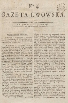 Gazeta Lwowska. 1814, nr 4