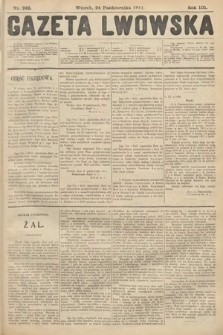 Gazeta Lwowska. 1911, nr 242