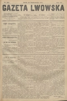 Gazeta Lwowska. 1911, nr 243