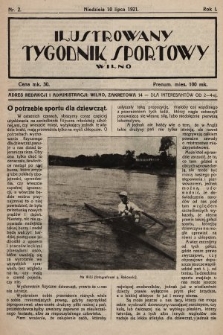Ilustrowany Tygodnik Sportowy. 1921, nr 2