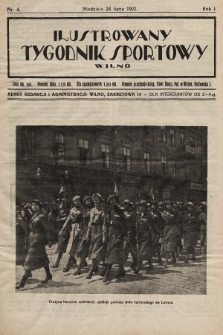 Ilustrowany Tygodnik Sportowy. 1921, nr 4