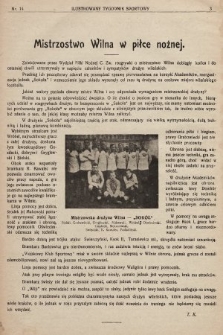 Ilustrowany Tygodnik Sportowy. 1921, nr 14