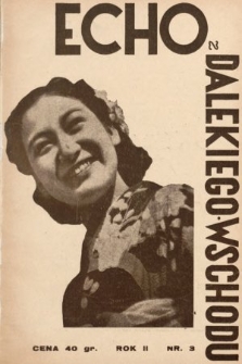 Echo z Dalekiego Wschodu. 1939, nr 3