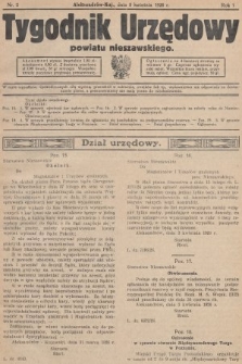 Tygodnik Urzędowy Powiatu Nieszawskiego. 1926, nr 2