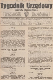 Tygodnik Urzędowy Powiatu Nieszawskiego. 1926, nr 5