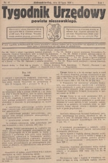 Tygodnik Urzędowy Powiatu Nieszawskiego. 1926, nr 17