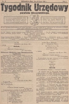 Tygodnik Urzędowy Powiatu Nieszawskiego. 1926, nr 18
