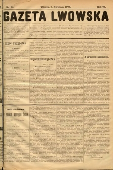 Gazeta Lwowska. 1906, nr 76