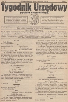 Tygodnik Urzędowy Powiatu Nieszawskiego. 1926, nr 20