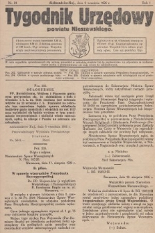 Tygodnik Urzędowy Powiatu Nieszawskiego. 1926, nr 24