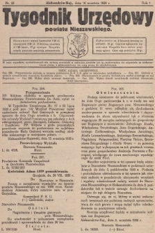 Tygodnik Urzędowy Powiatu Nieszawskiego. 1926, nr 25