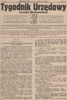 Tygodnik Urzędowy Powiatu Nieszawskiego. 1926, nr 30
