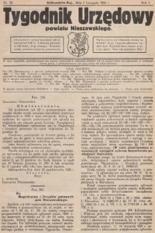 Tygodnik Urzędowy Powiatu Nieszawskiego. 1926, nr 32