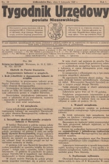Tygodnik Urzędowy Powiatu Nieszawskiego. 1926, nr 33