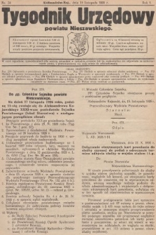 Tygodnik Urzędowy Powiatu Nieszawskiego. 1926, nr 34