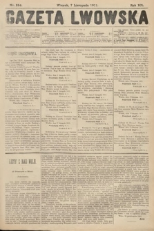 Gazeta Lwowska. 1911, nr 254