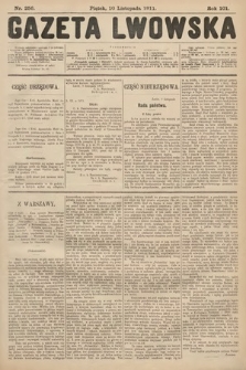 Gazeta Lwowska. 1911, nr 256