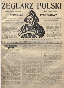 Żeglarz Polski : przegląd tygodniowy poświęcony sprawom żeglugi morskiej i rzecznej ze szczególnem uwzględnieniem potrzeb i zadań żeglugi polskiej. 1926, nr 28
