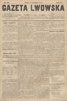 Gazeta Lwowska. 1911, nr 260