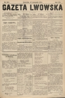 Gazeta Lwowska. 1911, nr 261
