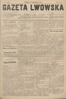 Gazeta Lwowska. 1911, nr 262