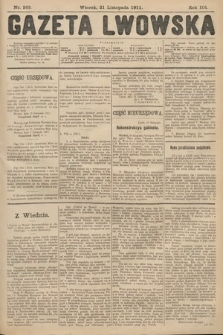 Gazeta Lwowska. 1911, nr 265