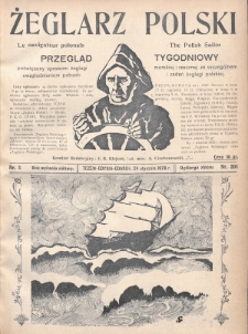 Żeglarz Polski : przegląd tygodniowy poświęcony sprawom żeglugi morskiej i rzecznej ze szczególnem uwzględnieniem potrzeb i zadań żeglugi polskiej. 1928, nr 3
