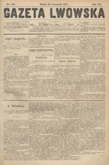 Gazeta Lwowska. 1911, nr 266