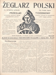 Żeglarz Polski : przegląd tygodniowy poświęcony sprawom żeglugi morskiej i rzecznej ze szczególnem uwzględnieniem potrzeb i zadań żeglugi polskiej. 1928, nr 22-23