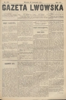 Gazeta Lwowska. 1911, nr 271
