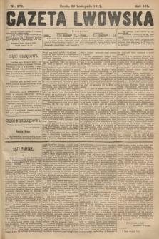 Gazeta Lwowska. 1911, nr 272