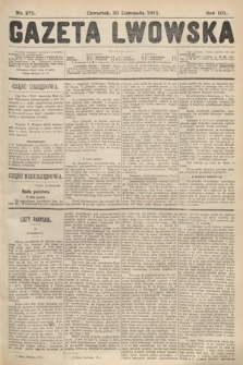 Gazeta Lwowska. 1911, nr 273