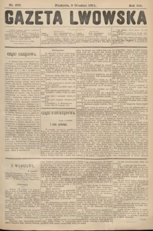 Gazeta Lwowska. 1911, nr 276
