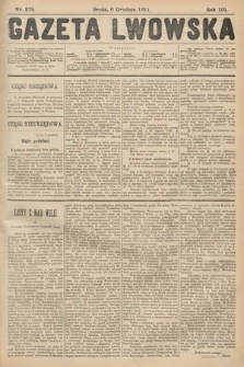 Gazeta Lwowska. 1911, nr 278