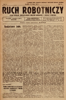 Ruch Robotniczy : organ centralny „Chrześcijańskich Związków Zawodowych” z siedzibą w Krakowie. 1921, nr 5