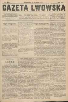 Gazeta Lwowska. 1911, nr 281