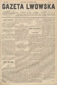 Gazeta Lwowska. 1911, nr 284