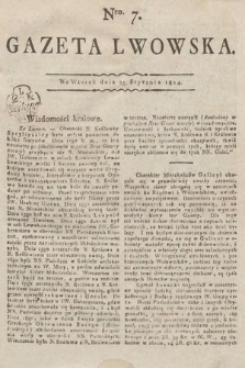 Gazeta Lwowska. 1814, nr 7