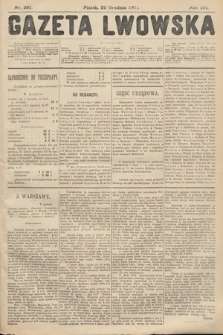 Gazeta Lwowska. 1911, nr 291